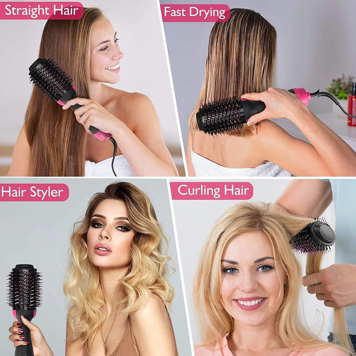 TheWellMart™ | 3-in-1 Hair Dryer, Straightener & Hair Curler Brush - thewellmart™ 